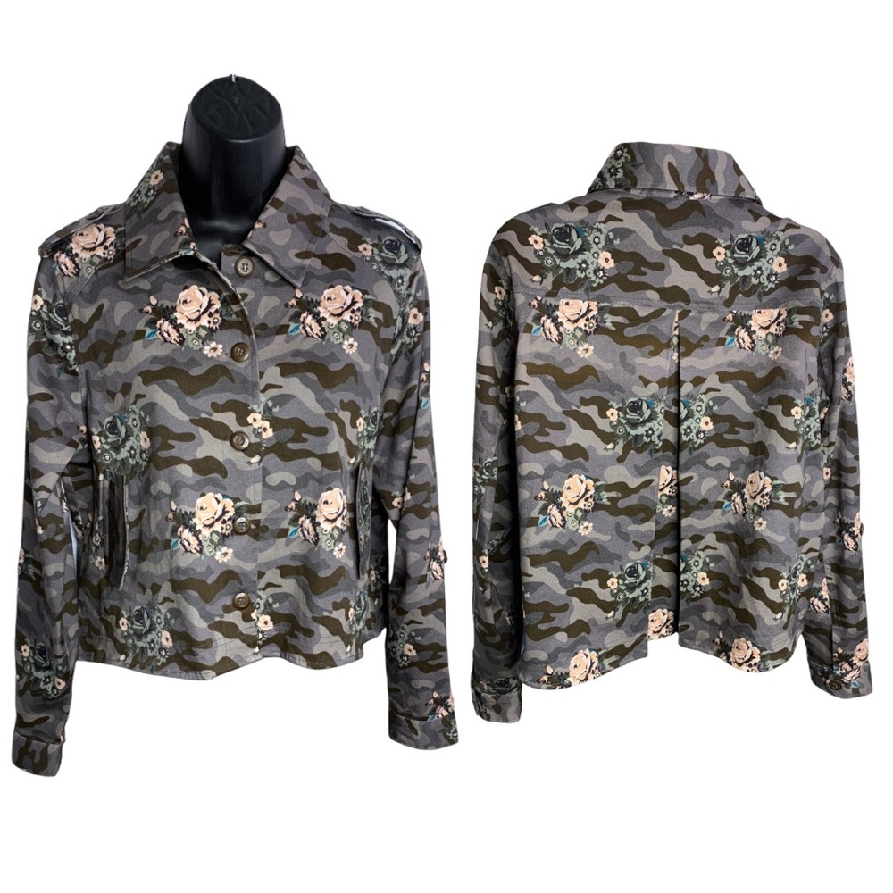 NEW! Montana Clothing Co. Floral Camo Jacket Women's Sz L